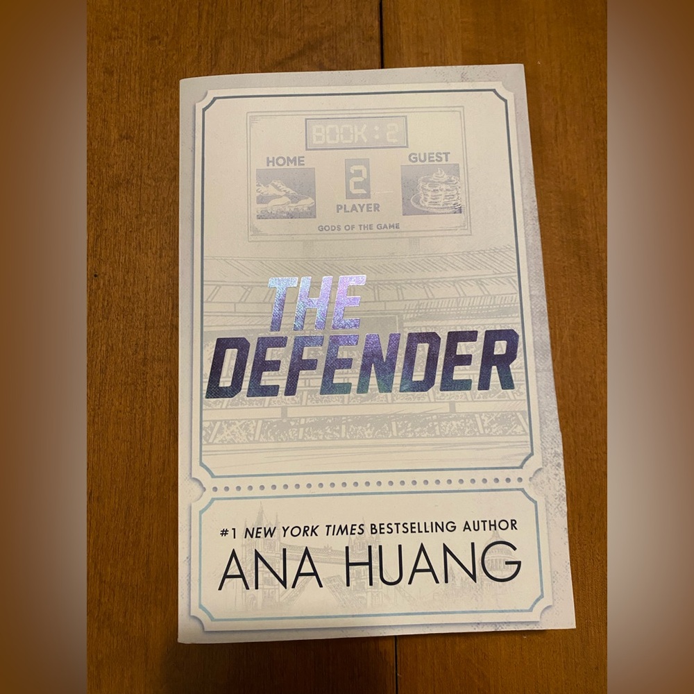 The Defender - White and Silver Hardcover Book